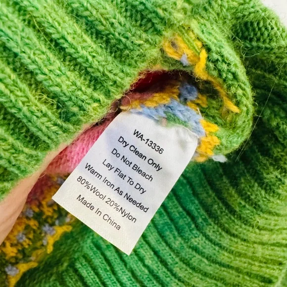 NWT Kiel James Patrick Fair Isle Irish Sweater Size M - Picture 6 of 6